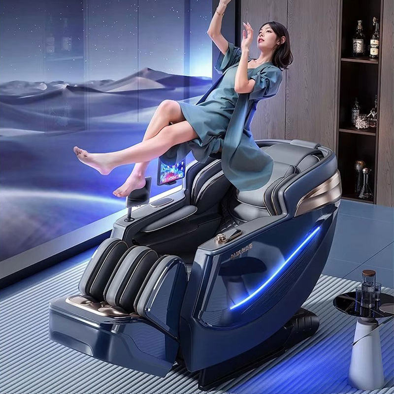 4D Full Body zero Gravity Home Use Dual Movement Massage Chair With Foot Massage
