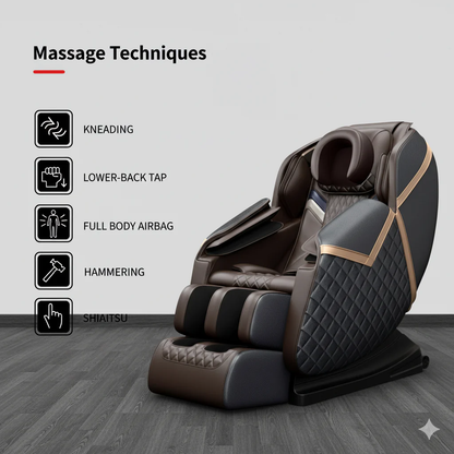 4D Full Body Luxury Textured Massage Chair