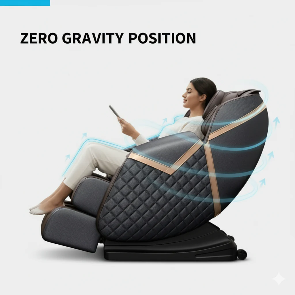 4D Full Body Luxury Textured Massage Chair