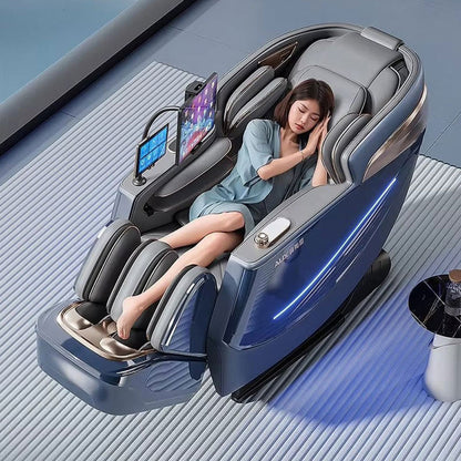 4D Full Body zero Gravity Home Use Dual Movement Massage Chair With Foot Massage