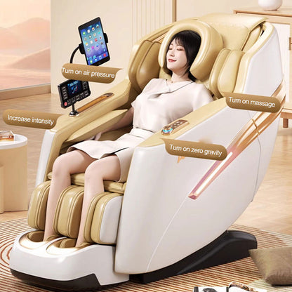 4D Massage Chair with Heating for Back and Legs